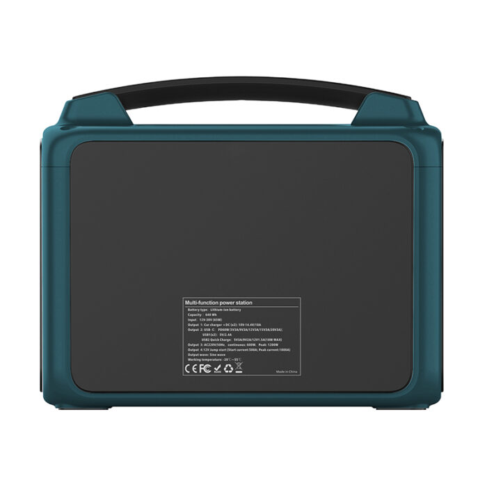 BORMANN Pro BBC5060 Power Station 600W,640Wh/200000mAh , 12V/24V, AC, DC, TYPE C, USB-A , LiFePO4 - Image 4