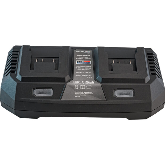 BORMANN Pro BBP2005 Φορτιστής Διπλής Μπαταρίας 20V Li-Ion-2X4Ah-3A-Pro - Image 2
