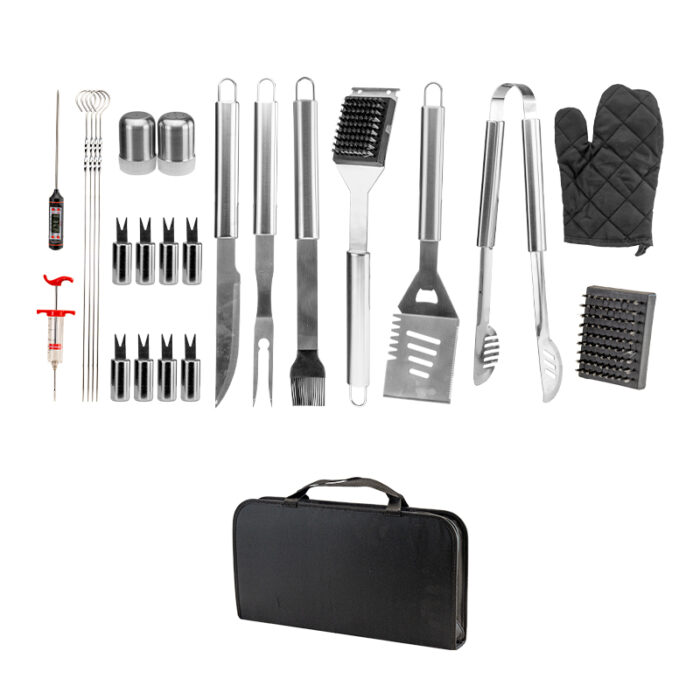BORMANN ELITE BBQ1016 Εργαλεία BBQ Σετ 25 Τεμ Βαλίτσα