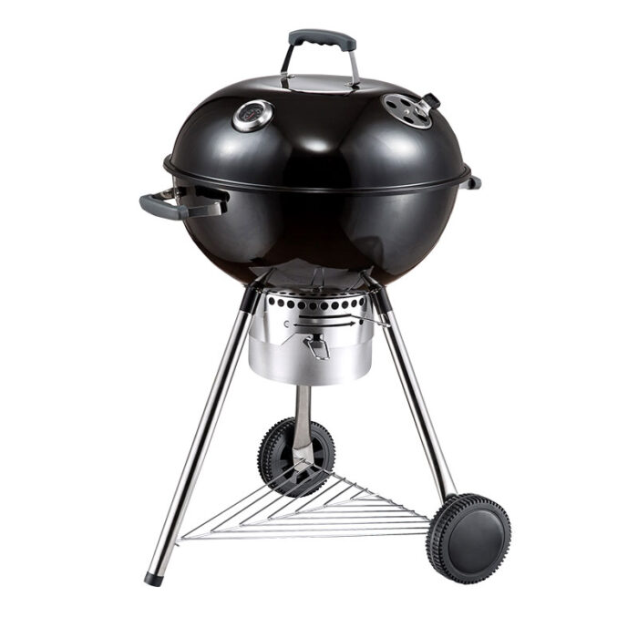 BORMANN Elite BBQ1900 Ψησταριά Κάρβουνου Spark, Φ57cm,με Καπάκι,Συλλέκτη Στάχτης και Θερμόμετρο