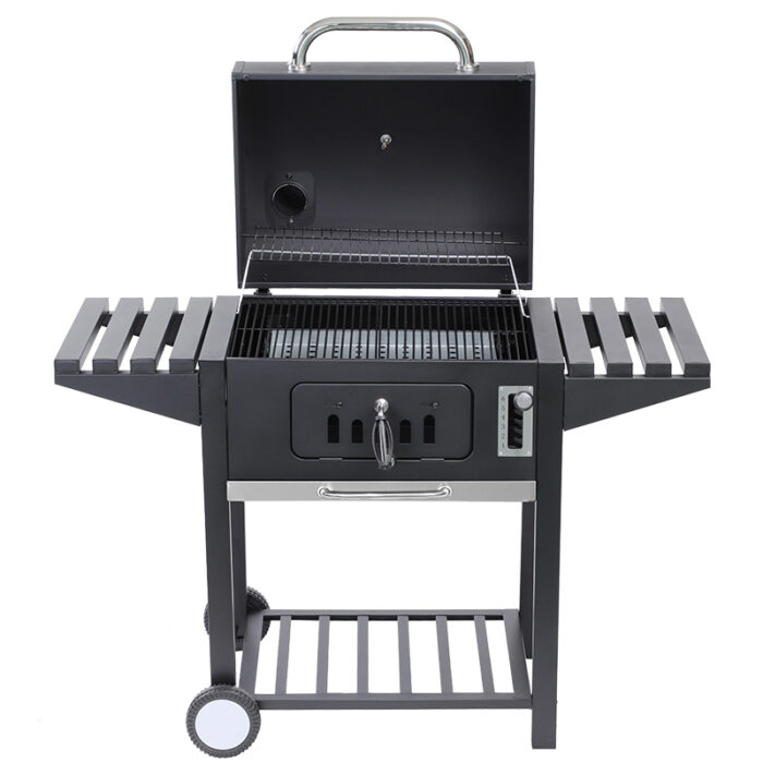 Bormann Elite BBQ1940 Ψησταριά Κάρβουνου-Καπνιστήρι 60x45,με Θερμόμετρο, Ρυθμιζόμενη Βάση 6 Θέσεων - Image 3
