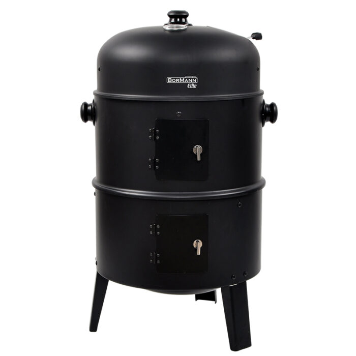 BORMANN Elite BBQ1970 Ψησταριά Κάρβουνου/Καπνιστήριο 2 σε 1 με Ρόδες