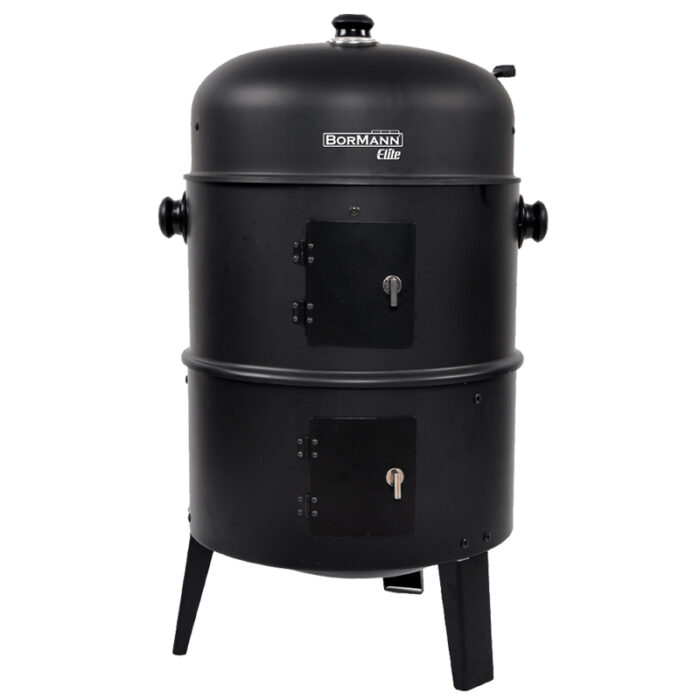 BORMANN Elite BBQ1970 Ψησταριά Κάρβουνου/Καπνιστήριο 2 σε 1 με Ρόδες - Image 3