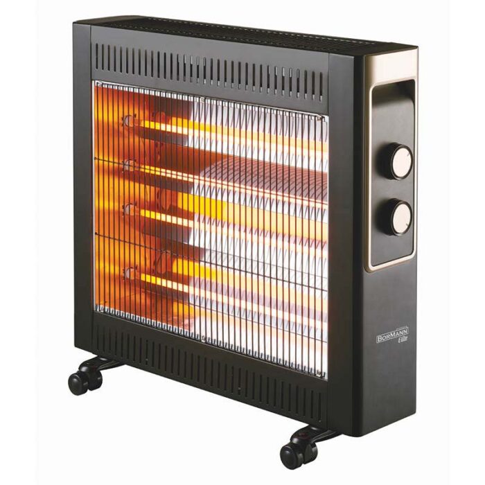BORMANN Elite BEH6100 Θερμάστρα Χαλαζία 2200W Δαπέδου Μαύρη