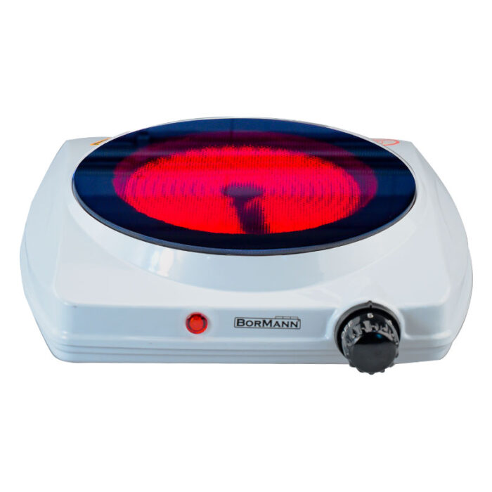 BORMANN Elite BEP3100 Eστία Κεραμική 1500W,Μονή,Φορητή,Φ185mm,Λευκό