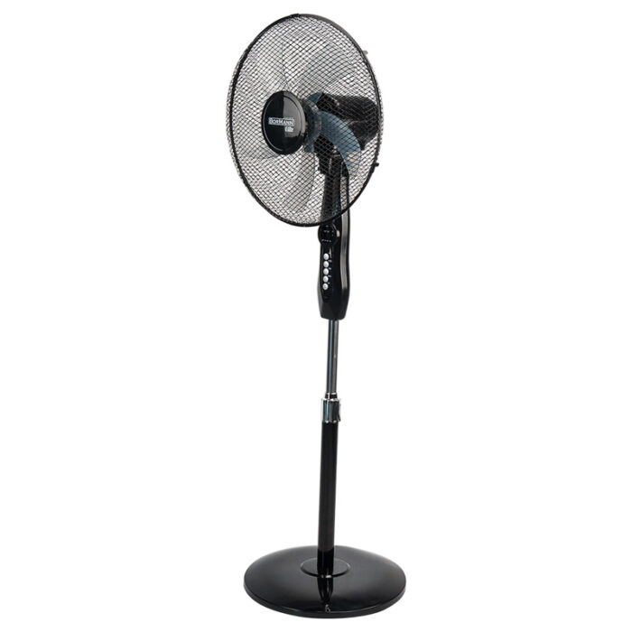 BORMANN Elite BFN6020 Ανεμιστήρας Ορθοστάτης 40W με Τηλεχειριστήριο, Διάμετρος 40cm, Μαύρος - Image 2