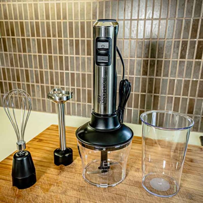 BORMANN Elite BHA1920 Ραβδομπλέντερ Σετ Titanium 1200W,Ανοξείδωτες Λεπίδες,Κάδος ABS 800ml - Image 7