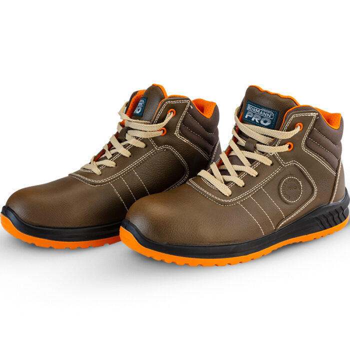 BORMANN Pro BPP8152 Μποτάκι Εργασίας O1, Δέρμα Nubuck, Dover No.42 - Image 2