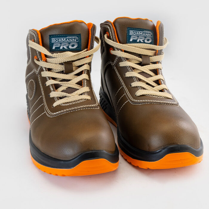 BORMANN Pro BPP8152 Μποτάκι Εργασίας O1, Δέρμα Nubuck, Dover No.42 - Image 4