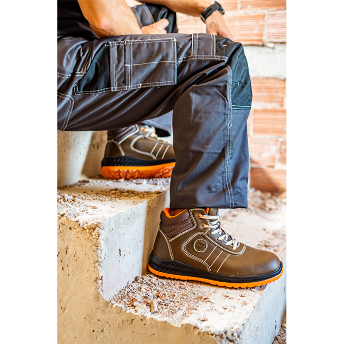 BORMANN Pro BPP8152 Μποτάκι Εργασίας O1, Δέρμα Nubuck, Dover No.42 - Image 9