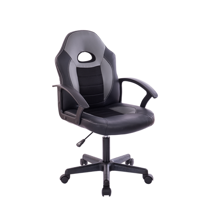 BORMANN BSF1815 Καρέκλα Γραφείου TRENDY,57x54,5x89-99cm,Μαύρο-Γκρι