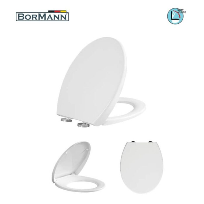 BORMANN BTW1030 Κάλυμμα Λεκάνης  Sagitta Soft Close 2419gr, Duroplast 450x375mm