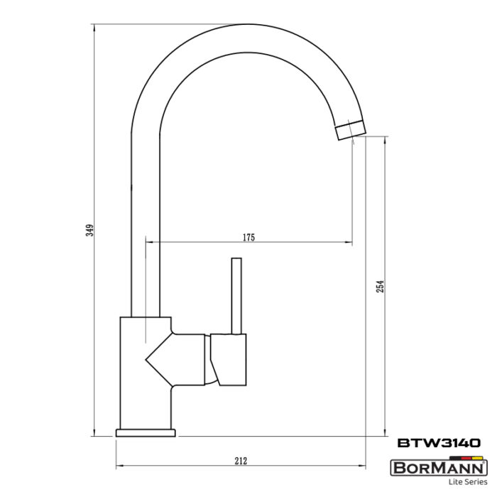 BORMANN Elite BTW3140 Μπαταρία Κουζίνας Julia 35mm Αναμεικτική 800Gr - Image 2