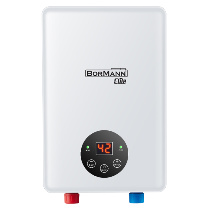 BORMANN Elite BTW3550 Επιτοίχιος Ταχυθερμοσίφωνας Μπάνιου Ηλεκτρικός Μονοφασικός 7Kw, Ipx4