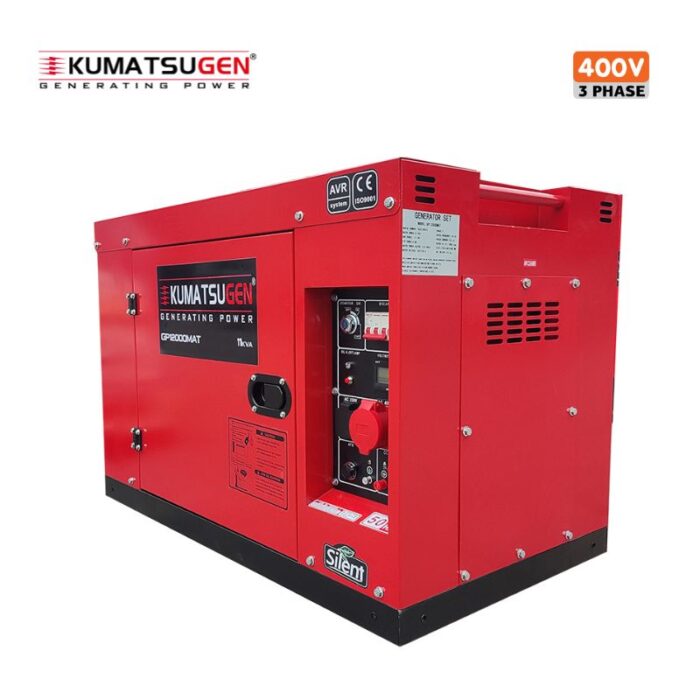 KUMATSUGEN GP12500MAT Γεννήτρια Πετρελαίου 11.3KVa,718cc,Τριφασική,Κλειστού Τύπου