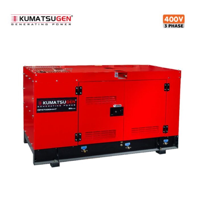 KUMATSUGEN GP27000MAT Γεννήτρια Πετρελαίου Υδρόψυκτη 25Kva,2672cc,Κλειστού Τύπου Τριφασική