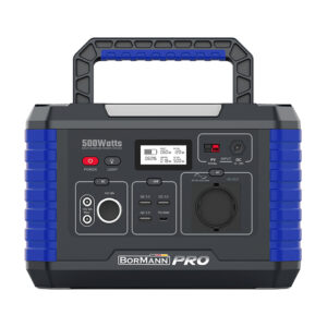 BORMANN Pro BBC5020 Power Station 500W,519Wh/24000mAh,12V/24V,AC,DC,Type-C,USB-A,Li-Ion