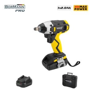 BORMANN BCD2620 Μπουλονόκλειδο 20V,Li-Ion,350Nm,1X2Ah,Βαλίτσα