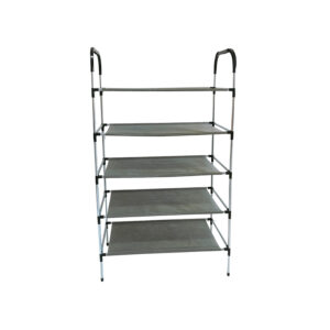 BORMANN Elite BPC2260 Παπουτσοθήκη Με 5 Ραφια,Υφασμάτικη Και Μεταλλικό Σκελετό, 58x28x98cm