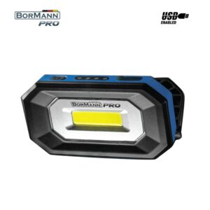 BORMANN Pro BPR6014 Φακός Εργασίας Επαναφορτιζόμενος 500Lm Με Μαγνήτη, Αδιάβροχος , 180° Περιστροφή