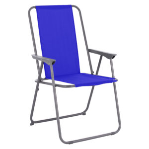 BORMANN BSP1176 Καρέκλα Παραλίας Πτυσσόμενη, Μεταλλικός Σκελετός, Ύφασμα 600D Oxford