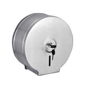 BORMANN BTW9010 Θήκη για Χαρτί Υγείας Επιτοίχια Στρογγυλή,Ινοξ,25,5x12x26cm