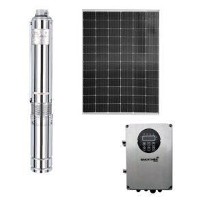 NAKAYAMA Pro NP2220 Αντλία Νερού με Φωτοβολταικό 48W,400W, Mέγιστο Μανομετρικό 55m,Σετ 2 Πάνελ 700W