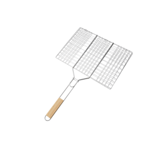 BORMANN ELITE BBQ1017 Διπλή Ανοξείδωτη Σχάρα Ψησίματος,Μ40,5Xπ30cm