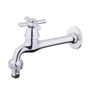 BORMANN BTW3435 Κάνουλα Ορειχάλκινη "NINA",1/2"x 3/4",με Ροζέτα & Μακρύ Λαιμό