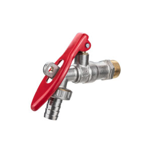 BORMANN BTW3600 Κάνουλα Λουκέτο Σφαιρική 1/2"x3/4", Ορειχάλκινη 191gr