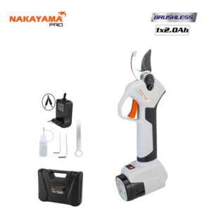 NAKAYAMA Pro EC1300 Ψαλίδι Κλάδου Μπαταρίας 16.8V,Brushless,Κοπή 0-22/0-28mm,690gr,Μπαταρία 2Ah