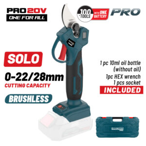 BORMANN Pro BBP4128C Ψαλίδι Κλάδου Μπαταρίας 20V,Brushless,0-22/28mm,1kg,BMC,SOLO