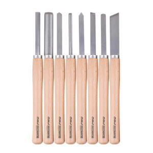 BORMANN Pro BHT7849 Σετ Σκαρπέλα με Ξύλινη Βάση (Ξυλογλυπτικής) 8 τμχ