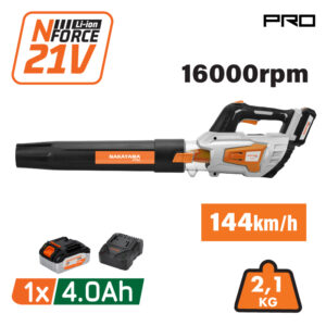 NAKAYAMA Pro EC1641X4 Φυσητήρας Μπαταρίας 20V, Li-Ion,1x4Ah,16000rpm,144Km/h